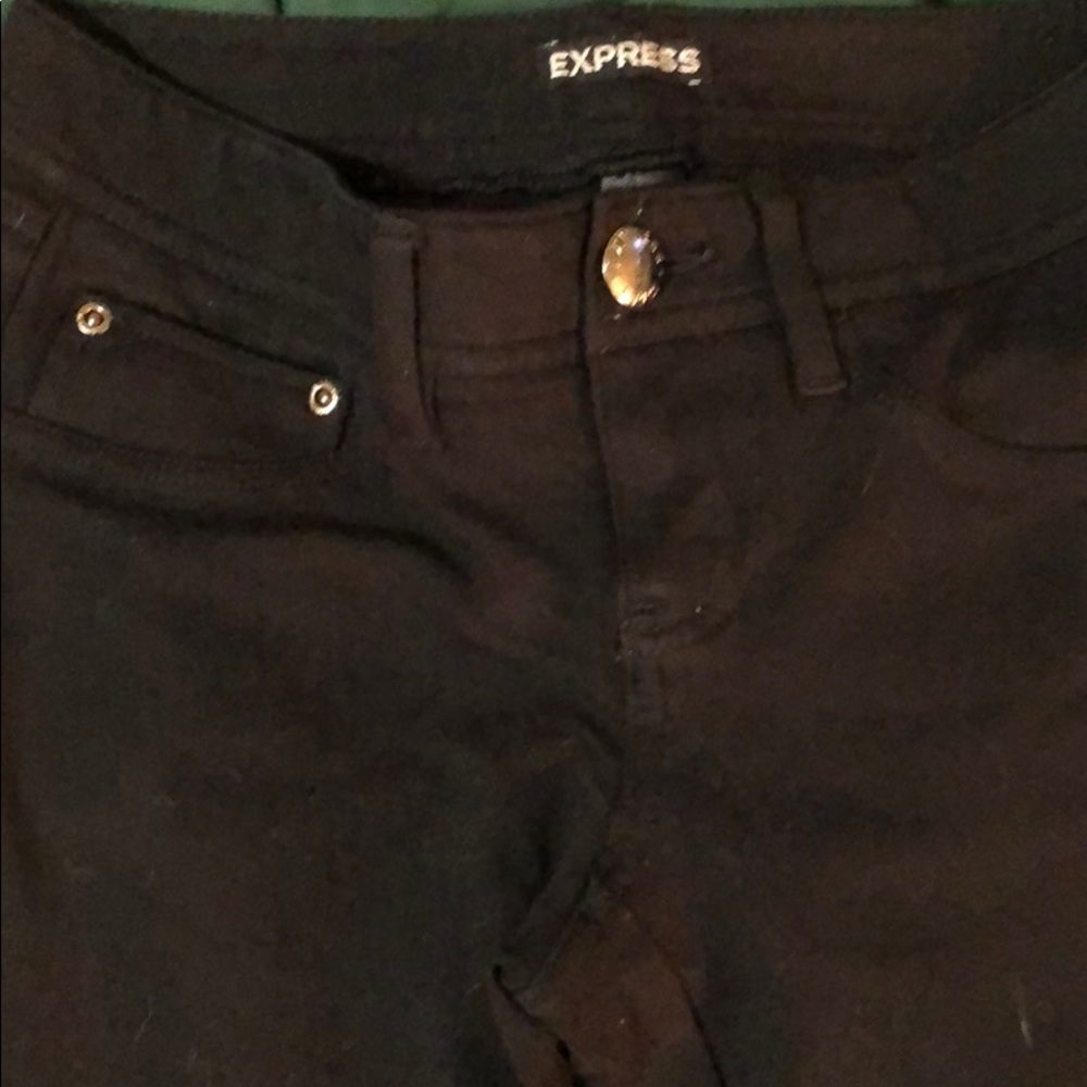 Express black jeggins.